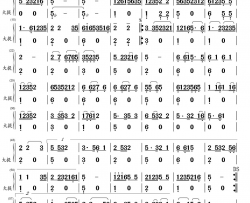 采茶舞曲民乐合奏大提琴合成谱简谱