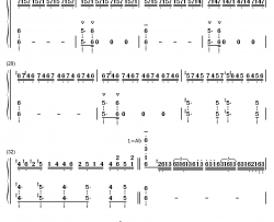 Hanezeve Caradhina钢琴简谱-数字双手-Kevin Penkin