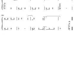 闲庭絮钢琴简谱-数字双手-刘珂矣