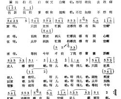 哪有闲空回娘家简谱-蒋桂英演唱