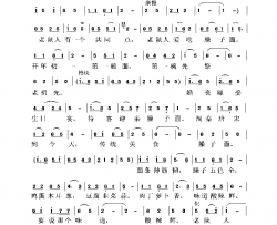 老陕人爱吃臊子面简谱-虞淙演唱-杜万国/虞淙词曲