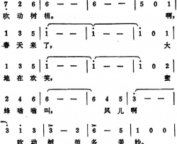 [奥]蓝色的多瑙河杨毓英、周枫译配版简谱