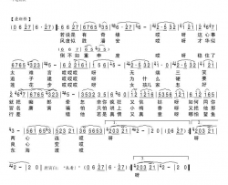 1964年陈思思版《三笑》插曲31简谱