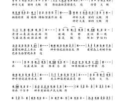 神奇大鲵湾简谱-望海高歌演唱-卢木鸟、怡人/轻云望月词曲