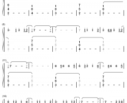 Sine From Above钢琴简谱-数字双手-Lady Gaga Elton John