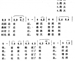 你准备留下什么 简谱-黄恃一词/邓保信曲