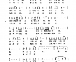 唐河，流淌幸福的河简谱-小春演唱-彭洪青/刘泽湖词曲