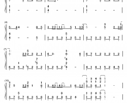 とめる（停下吧）钢琴简谱-数字双手-一青窈