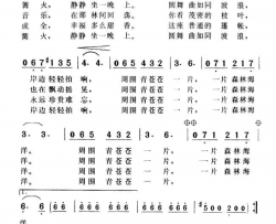 青苍苍的大森林简谱-穆斯林·马戈马耶夫演唱