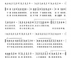 高原俏明珠 美丽的彭阳城简谱