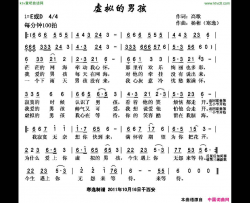 虚拟的男孩简谱