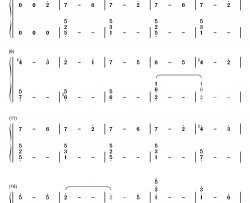 Aryll's Theme钢琴简谱-数字双手-近藤浩治