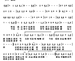 想你想到我梦里简谱-珍爱随风演唱-珍爱随风/田维娟、珍爱随风词曲