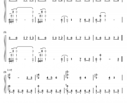 废狱摇篮曲钢琴简谱-数字双手-廃狱ララバイ