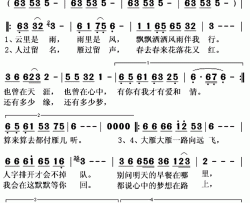 ​雁飞飞简谱(歌词)-阿尔山的姑娘演唱-秋叶起舞记谱上传