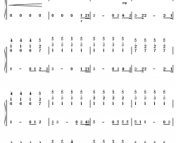 the rose钢琴简谱-数字双手-西城男孩  westlife