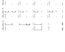 拔萝卜钢琴简谱-数字双手-陈歌辛