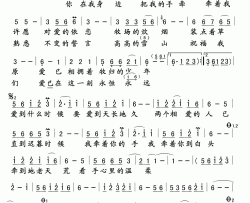 手心里的温柔简谱(歌词)-降央卓玛演唱-Z.E.Z.曲谱