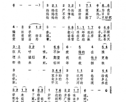 妈妈之歌简谱-程琳演唱-洼田聪/洼田聪词曲