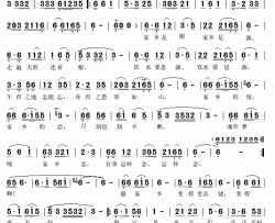 家乡恋歌简谱(歌词)-石俊荣演唱-秋叶起舞记谱