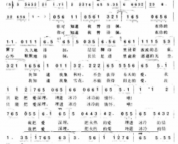 把爱埋进情怀简谱