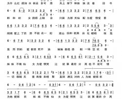 妹妹不做仙女简谱-程响演唱-李杨/陈永涛词曲