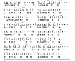 爱你不后悔简谱-二妹子演唱-李德红、江湖/李德红词曲