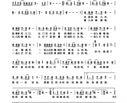 儿行千里刘和刚ktv版简谱-刘和刚演唱-车行/戚建波词曲