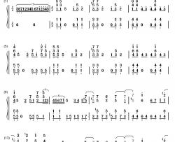 ヒトリゴト钢琴简谱-数字双手-ClariS