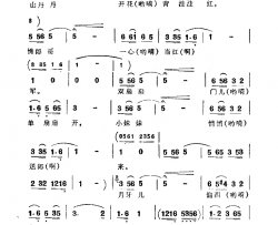 情歌电影《红河激浪》插曲简谱