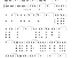 马车在晚霞里游荡晨枫词武进勇曲马车在晚霞里游荡晨枫词 武进勇曲简谱
