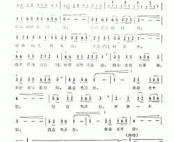 跟着毛泽东世界一片红-田光曲简谱