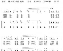 小背篓任秀岭词向菊瑛曲、领唱+合唱小背篓任秀岭词 向菊瑛曲、领唱+合唱简谱