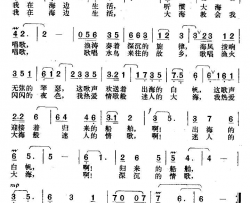 大海教会我唱歌任志萍词楚兴元曲大海教会我唱歌任志萍词 楚兴元曲简谱