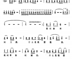 什么是祖国晓光词付广慧曲什么是祖国晓光词 付广慧曲简谱