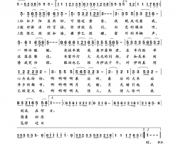 最后的火车站简谱-林翠萍演唱-作曲：骆明道词曲