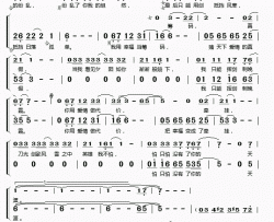 风碑简谱(歌词)-小柯/董贞演唱-桃李醉春风记谱