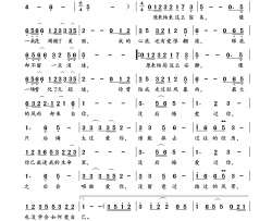 没后悔爱过你简谱-陈瑞演唱-音乐伙伴曲谱