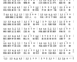 歌唱春天简谱