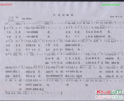 天边的骆驼简谱-蒋大为演唱