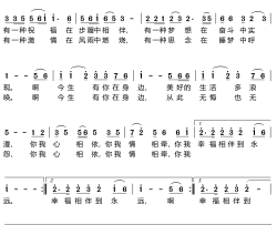 幸福永远简谱(歌词)-咏峰演唱-宋友三上传