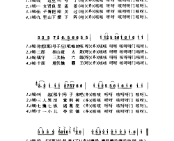 嘹号黄河号子简谱