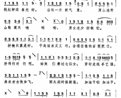 插秧机真是好简谱