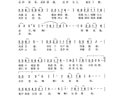 新疆女企业家联合会之歌简谱
