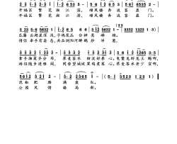 长沙开福区顺风楼简谱-李繁花演唱-臧辉先/陈继麟词曲