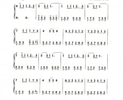 杜兰的微笑钢琴简谱-数字双手-理查德·克莱德曼