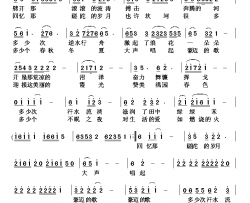 豪迈的歌乐声扬 曲简谱