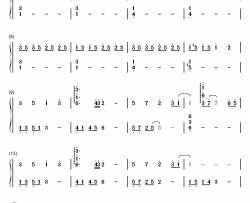 5月 薫りの風钢琴简谱-数字双手-加贺谷玲