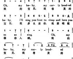 [美]哦，我的宝贝OhMyBaby汉英文对照[美]哦，我的宝贝  OhMy Baby汉英文对照简谱