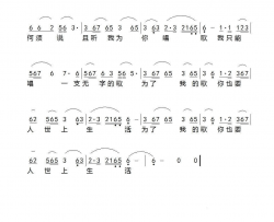 阿哥你何须说简谱-才旦卓玛演唱